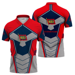 Railspirit Personalized Wabash Railroad Polo Shirt Engine-Inspired Style Train Shirt for Railroad Fanatic