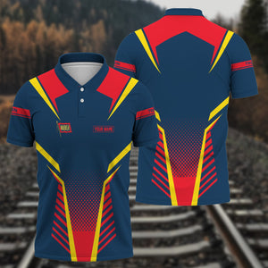 Railspirit Personalized Wabash Railroad Polo Shirt Unisex Train Shirt All Over Print