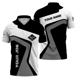 Railspirit Personalized Reading Railroad Polo Shirt Unique Design with Custom Job Position Train Shirt