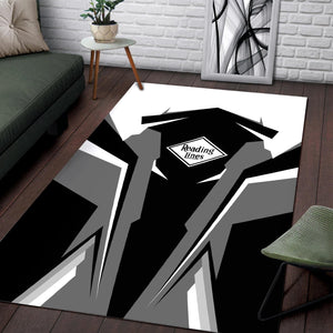 Railspirit Personalized Reading Railroad Area Rug Strong Line Style Train Area Rug Gift Idea For Train Lover