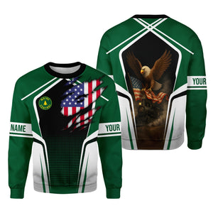 Railspirit Personalized Maine Central Railroad Sweatshirt American Eagle Vintage Train Shirt