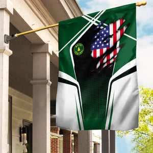 Railspirit Personalized Maine Central Railroad Garden Flag American Vintage All Over Printed Flag