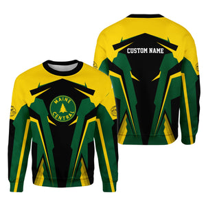 Railspirit Personalized Maine Central Railroad Sweatshirt Strong Line Style Train Unisex Shirt All Over Print