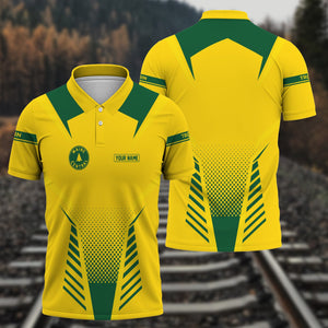 Railspirit Personalized Maine Central Railroad Polo Shirt Unisex Train Shirt All Over Print