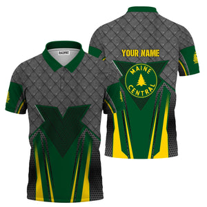 Railspirit Personalized Maine Central Railroad Polo Shirt Rugged Steel Vibes Train Shirt All Over Print