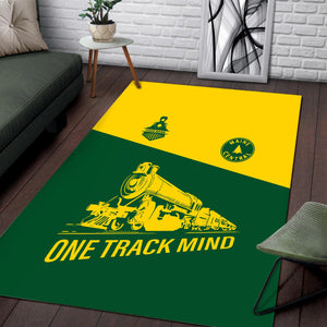 Railspirit Personalized Maine Central Railroad Area Rug One Track Mind Train Rug Gift Idea For Train Lover