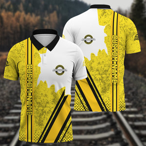 Railspirit Personalized Clinchfield Railroad Polo Shirt All Over Printed Unisex Shirt