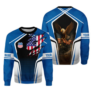 Railspirit Personalized Union Pacific Railroad Sweatshirt American Eagle Vintage Train Big Boy Shirt
