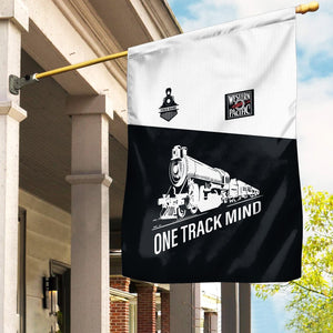 Railspirit Personalized Western Pacific Railroad Garden Flag One Track Mind Flag Gift Idea For Train Lover