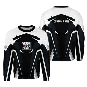 Railspirit Personalized Western Pacific Railroad Sweatshirt Strong Line Style Train Unisex Shirt All Over Print