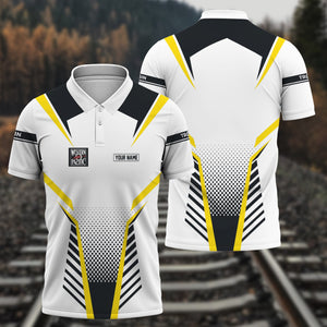 Railspirit Personalized Western Pacific Railroad Polo Shirt Unisex Train Shirt All Over Print