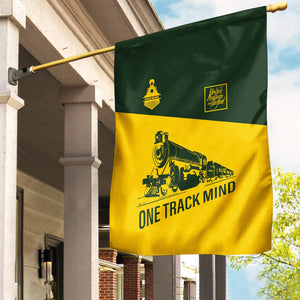 Railspirit Personalized New York, New Haven and Hartford Railroad Garden Flag One Track Mind New Haven Railroad Flag Gift Idea For Train Lover