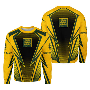 Railspirit Personalized New York, New Haven and Hartford Railroad Sweatshirt Lightning Graphic Style New Haven Railroad Shirt