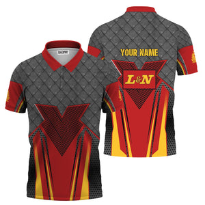 Railspirit Personalized Louisville and Nashville Railroad Polo Shirt Rugged Steel Vibes L&N Train Shirt All Over Print