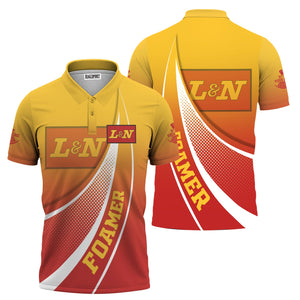Railspirit Personalized Louisville and Nashville Railroad Polo Shirt Railway-Themed Style L&N Shirt Gift Idea For Trainspotter