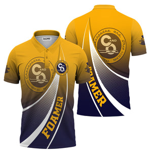 Railspirit Personalized Chesapeake and Ohio Railway Polo Shirt Railway-Themed Style C&O Shirt Gift Idea For Trainspotter