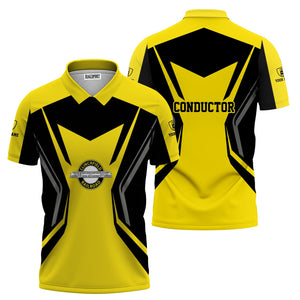 Railspirit Personalized Clinchfield Railroad Polo Shirt Unique Style with Custom Job Train Shirt