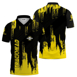 Railspirit Personalized Clinchfield Railroad Polo Shirt Paint Impact Design Train Shirt for Trackhead