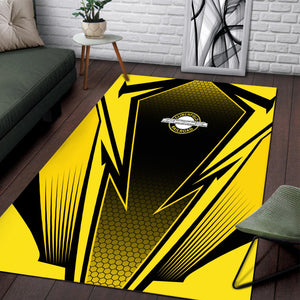 Railspirit Clinchfield Railroad Area Rug Lightning Graphic Style Rug Gift Idea For Train Lover