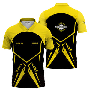 Railspirit Personalized Clinchfield Railroad Polo Shirt Vibriant Style with Custom Position Train Shirt