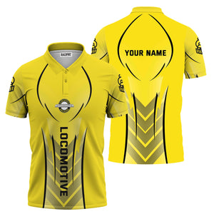 Railspirit Personalized Clinchfield Railroad Polo Shirt Striking Line Style Train Shirt For Locomotive Lovers