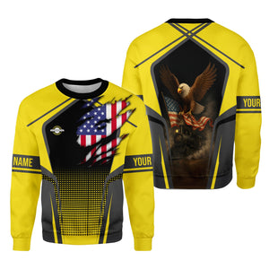 Railspirit Personalized Clinchfield Railroad Sweatshirt American Eagle Vintage Train Shirt