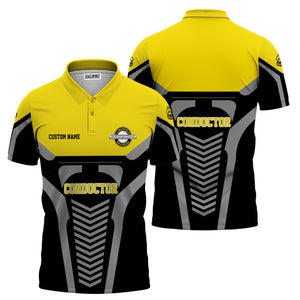 Railspirit Personalized Clinchfield Railroad Polo Shirt Track-Inspired with Custom Job Position  Train Shirt