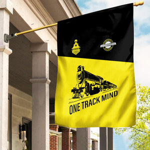 Railspirit Personalized Clinchfield Railroad Garden Flag One Track Mind Flag Gift Idea For Train Lover