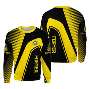 Railspirit Personalized Clinchfield Railroad Sweatshirt Vibrant Striking Style Shirt For Rail Enthusiasts