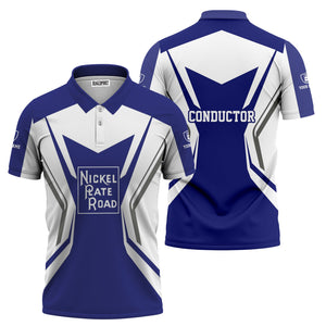 Railspirit Personalized New York, Chicago and St. Louis Railroad Polo Shirt Unique Style with Custom Job Nickel Plate Road Train Shirt