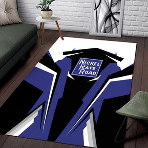 Railspirit Personalized New York, Chicago and St. Louis Railroad Area Rug Nickel Plate Road Strong Line Style Train Area Rug Gift Idea For Train Lover