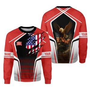 Railspirit Personalized Chicago, Rock Island and Pacific Railroad Sweatshirt American Eagle Vintage Train Rock Island Railroad Shirt