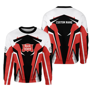 Railspirit Personalized Chicago, Rock Island and Pacific Railroad Sweatshirt Rock Island Railroad Strong Line Style Train Unisex Shirt All Over Print