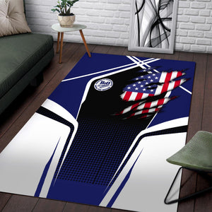 Railspirit Personalized B&O Great States Railroad Area Rug American Eagle Vintage Train Rug