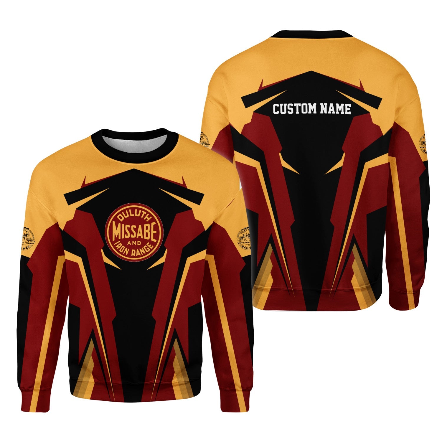 Railspirit Personalized Duluth, Missabe, & Iron Range Railroad Sweatshirt Strong Line Style Train Unisex Shirt All Over Print