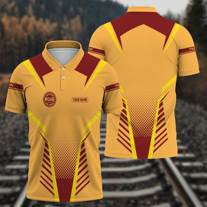 Railspirit Personalized Duluth, Missabe, & Iron Range Railroad Polo Shirt Unisex Train Shirt All Over Print