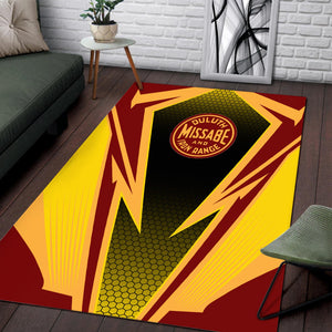 Railspirit Duluth, Missabe, & Iron Range Railroad Area Rug Lightning Graphic Style Rug Gift Idea For Train Lover