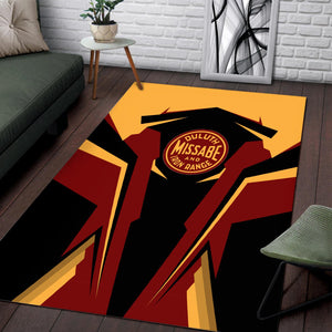 Railspirit Personalized Duluth, Missabe, & Iron Range Railroad Area Rug Strong Line Style Train Area Rug Gift Idea For Train Lover