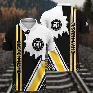 Railspirit Personalized Detroit Toledo And Ironton Railroad Polo Shirt All Over Printed Unisex Shirt