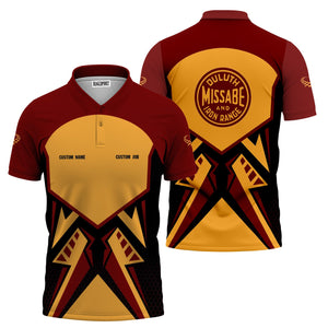 Railspirit Personalized Duluth, Missabe, & Iron Range Railroad Polo Shirt Vibriant Style with Custom Position Train Shirt