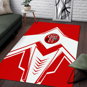 Railspirit The Chief Santa Fe Railroad Area Rug Railway Trainspotter Style Rug Gift Idea For Foamers