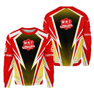 Railspirit Personalized Katy Railroad Sweatshirt Lightning Graphic Style Shirt Gift Idea For Train Lover