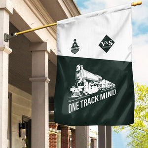 Railspirit Personalized Youngstown & Southern Railroad Garden Flag One Track Mind Flag Gift Idea For Train Lover