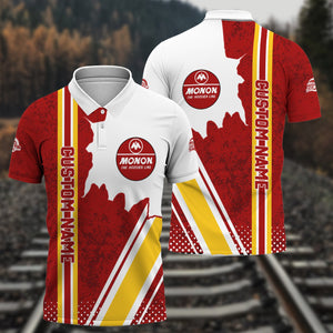 Railspirit Personalized Monon Railroad Polo Shirt All Over Printed Unisex Shirt