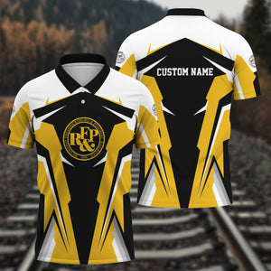 Railspirit Personalized Richmond, Fredericksburg And Potomac Railroad Polo Shirt Strong Line Style Train Unisex Shirt All Over Print