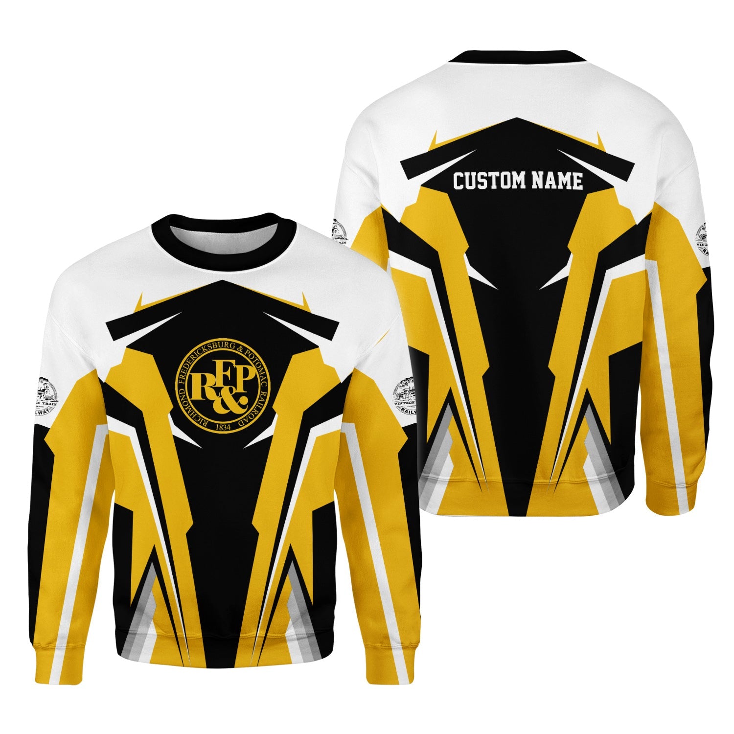 Railspirit Personalized Richmond, Fredericksburg And Potomac Railroad Sweatshirt Strong Line Style Train Unisex Shirt All Over Print