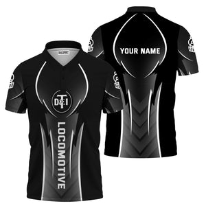 Railspirit Personalized Detroit Toledo And Ironton Railroad Polo Shirt Striking Line Style Train Shirt For Locomotive Lovers