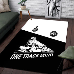 Railspirit Personalized Detroit Toledo And Ironton Railroad Area Rug One Track Mind Train Rug Gift Idea For Train Lover