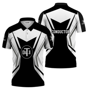 Railspirit Personalized Detroit Toledo And Ironton Railroad Polo Shirt Unique Style with Custom Job Train Shirt