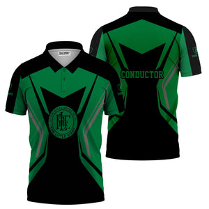 Railspirit Personalized Pittsburgh And Lake Erie Railroad Polo Shirt Unique Style with Custom Job Train Shirt